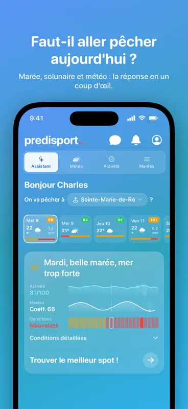Pêche en Mer - Predisport screenshot 1 of 10