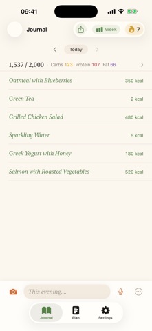 Kalea - AI Calorie Tracker screenshot