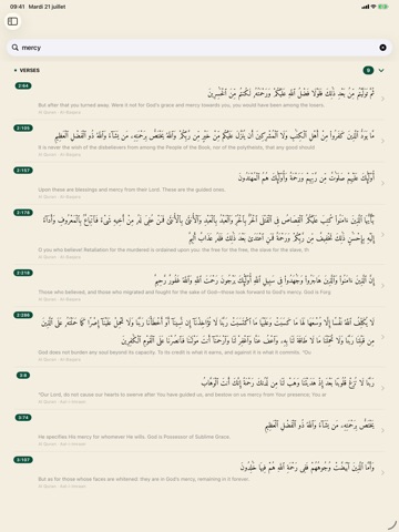Al Quran Audio Pro in English iPad screenshot