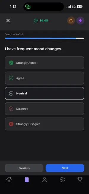 Personality Test Pro: MBTI EQ screenshot 2