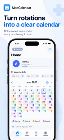 Hospital Roster - MedCalendar screenshot