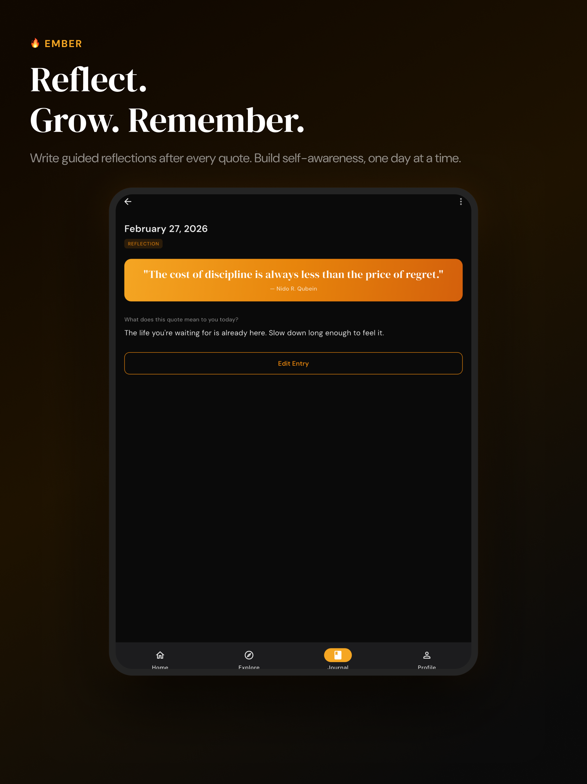 Ember - Daily Quotes & Journal screenshot 10