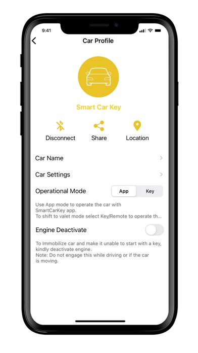 Smart Car Key Screenshot
