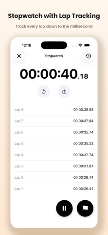 Multi Timer Interval Stopwatch Screenshot 2 of 5