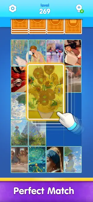 Jigsaw Drop: Solitaire Puzzle iPhone screenshot 2