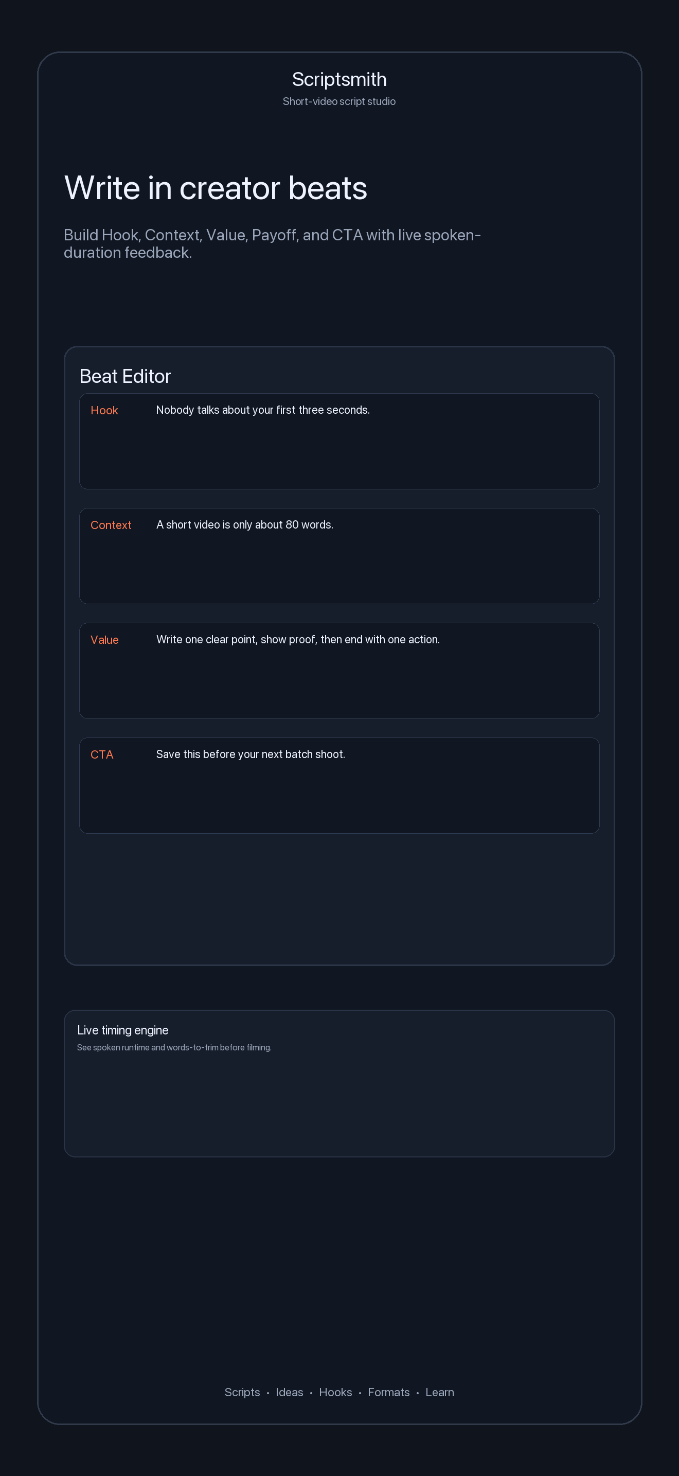 Script Smith screenshot 2 of 5
