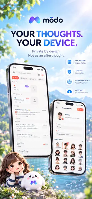 Modo: Notes, Calendar, Widget screenshot 1