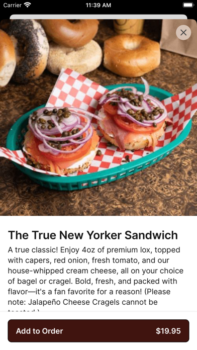 House of Bagels To Go iPhone screenshot 4 - Food & Drink app