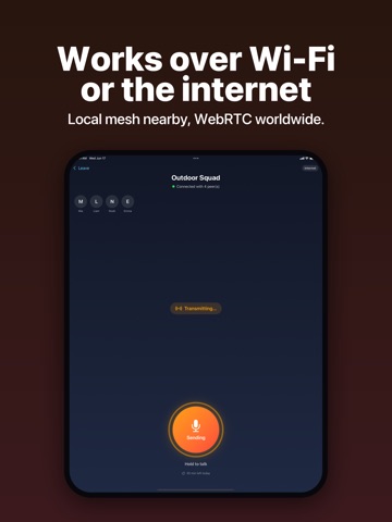 Walkie Talkie - Talk anywhere iPad screenshot