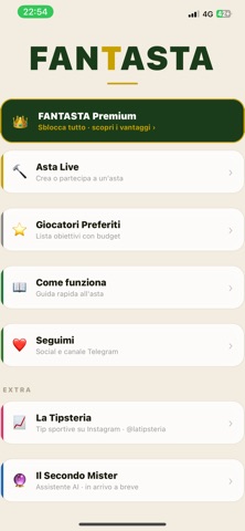 FANTASTA - Asta Fantacalcio iPhone screenshot 2