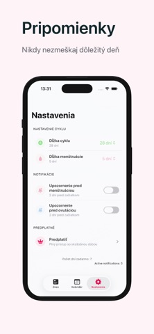 Cyclia: Menštruačný kalendár screenshot