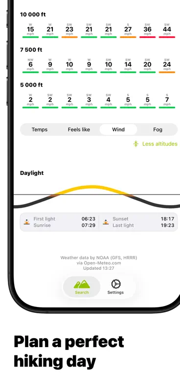 Mountain weather: PeakWeather screenshot 4 of 6