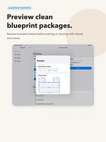 Decks 3D: Deck Builder iPad screenshot