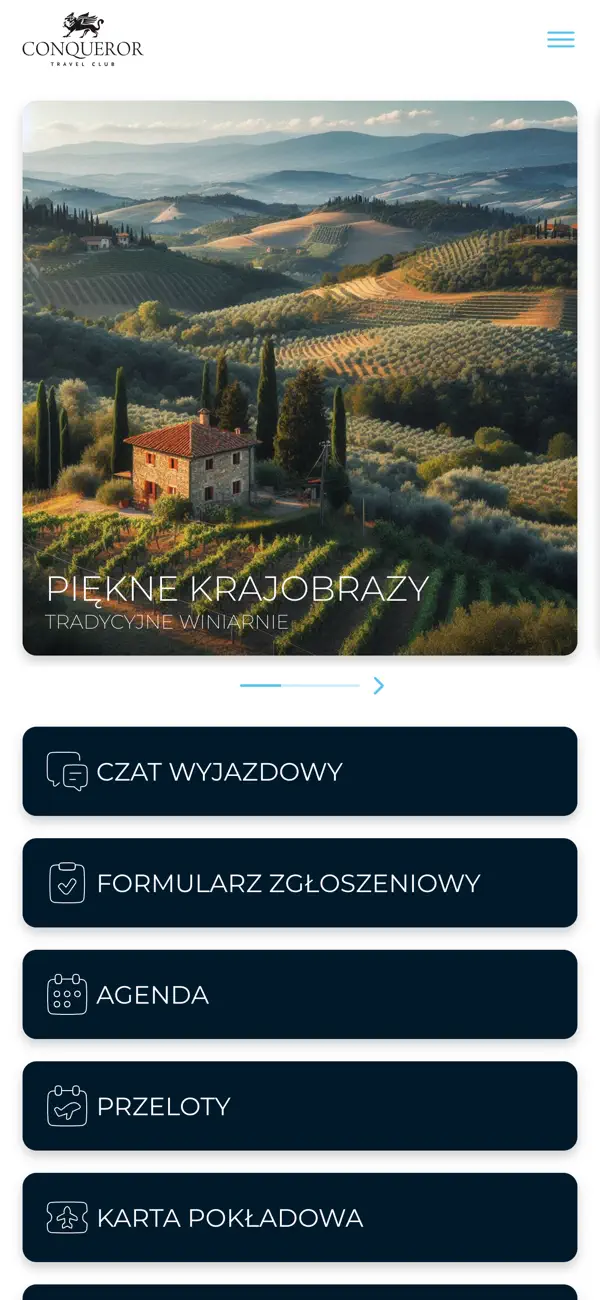Screenshot #1 pour Conqueror Travel Club