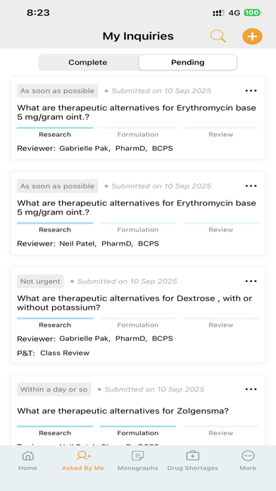InpharmD iPhone screenshot 5 - Medical app