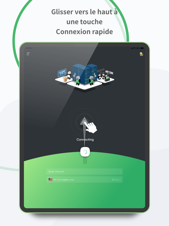 Screenshot #4 pour PandaVPN: VPN Gamer & Vitesse