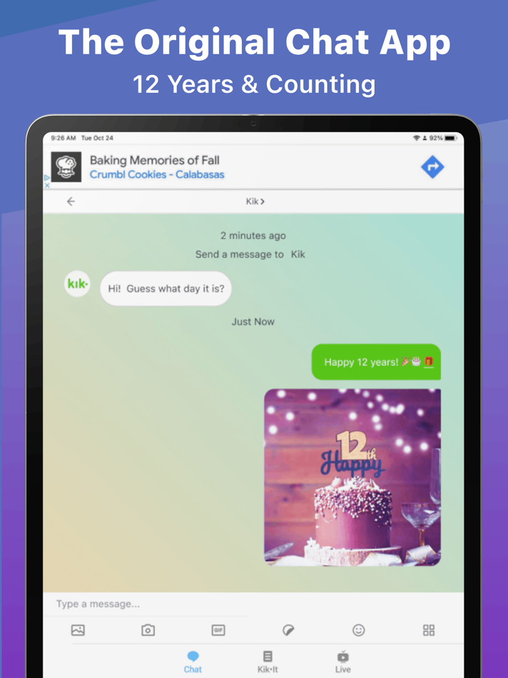 #4. Kik Messaging & Chat App (iOS) Podle: Medialab - Kik