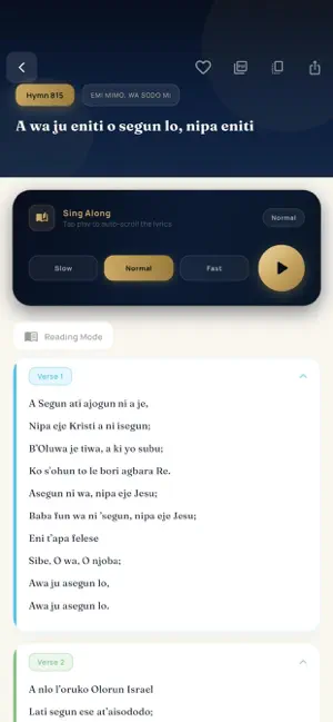 CAC Yoruba Hymns screenshot 2