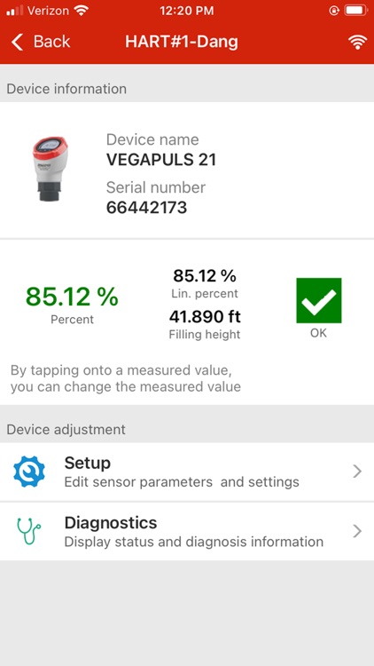 BinMaster Sensor App