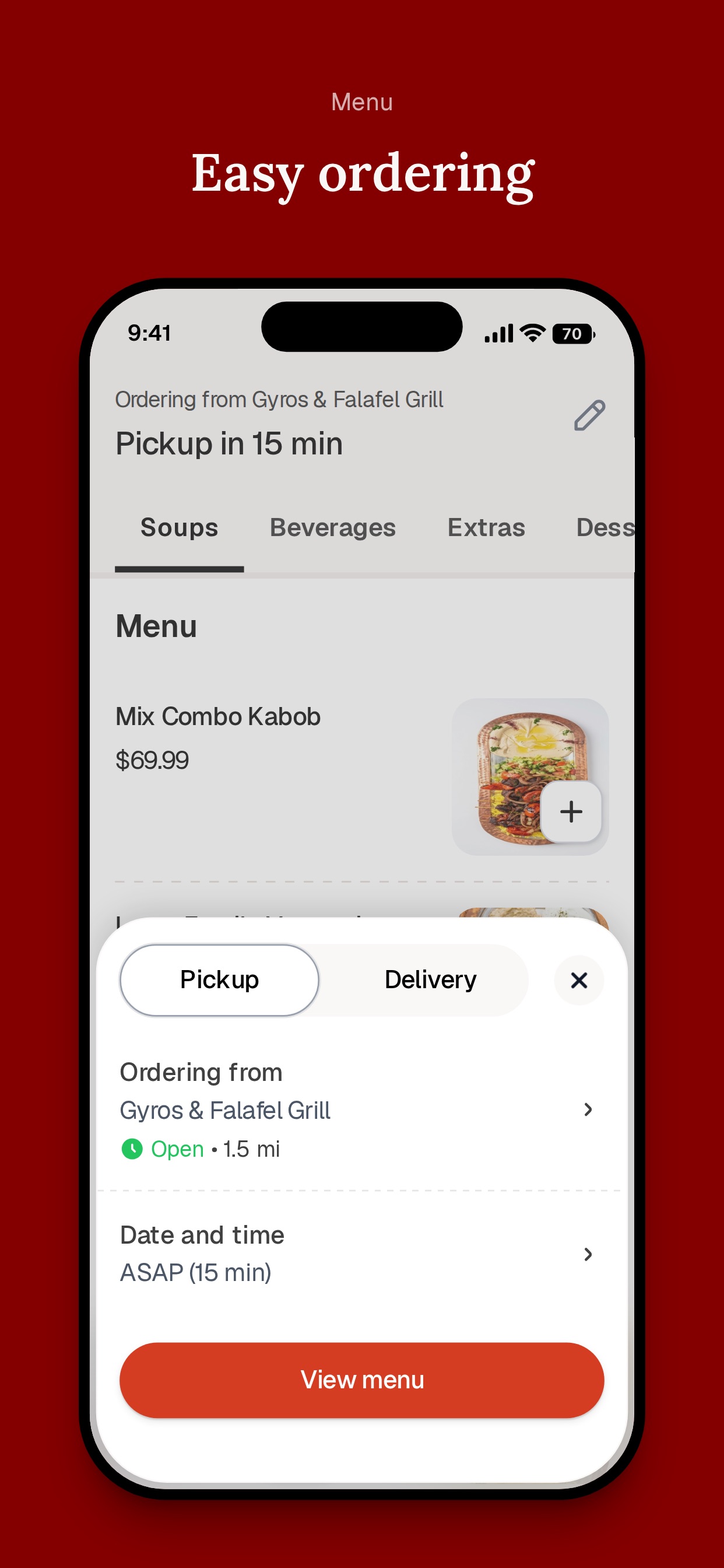 Screenshot 3 of Gyros & Falafel Grill