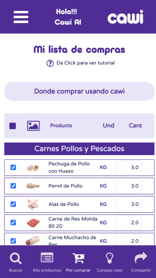 #2. cawi (iOS) 由: Juan Villegas