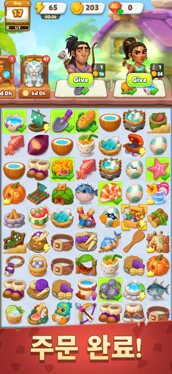 Merge Age: Stone Haven iOS Mod IPA screenshot 5 - iOS game interface