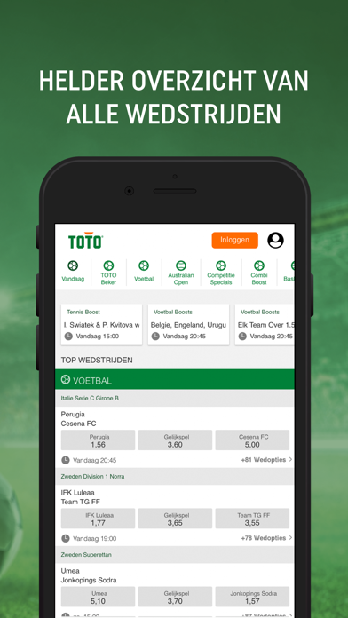 TOTO Sport - Wedden op Sport iPhone app afbeelding 3
