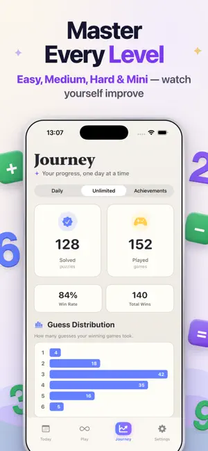 Nerdle: Daily Mathler Puzzle screenshot 4