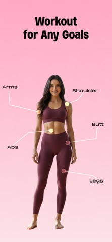 Female Fitness - Home Workout iPhone screenshot
