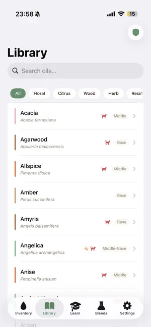 Oilea — Aromatherapy Companion screenshot 2