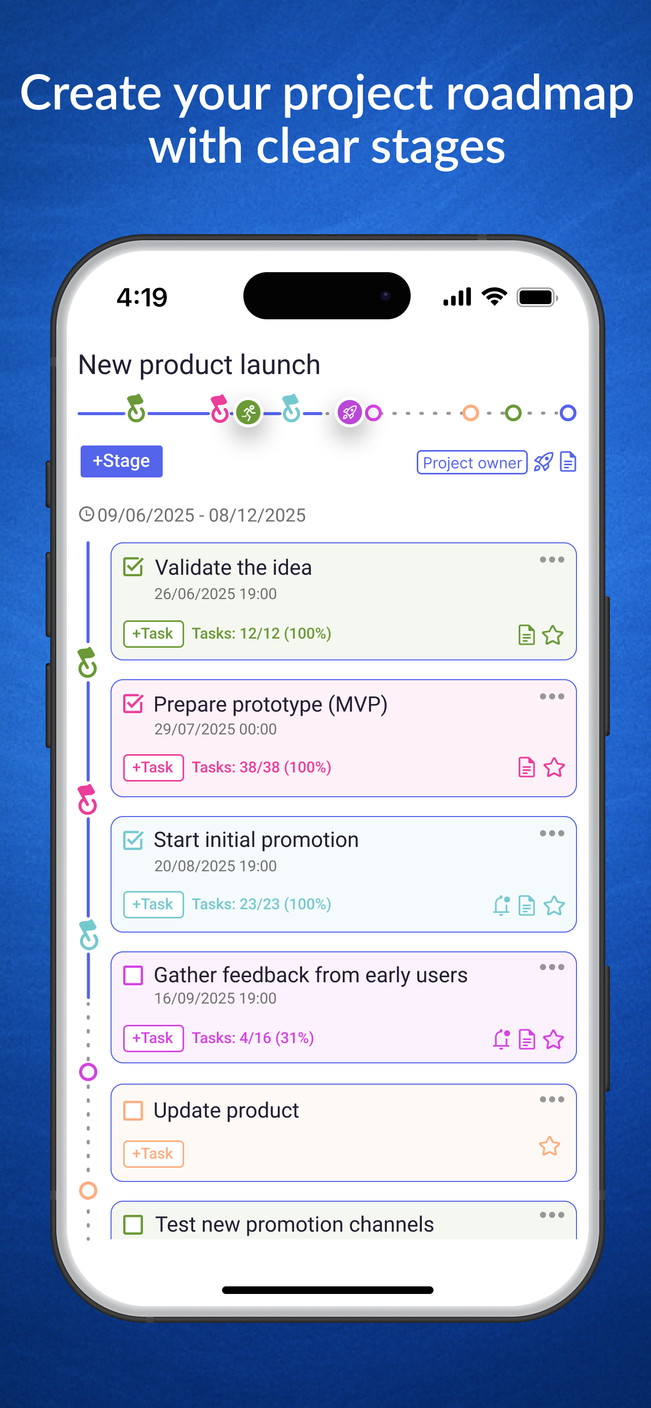 WinGo Plan: projects & goals