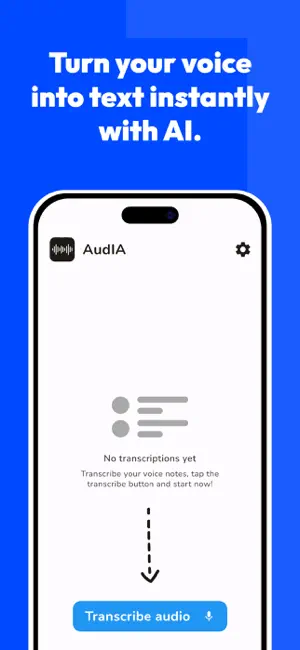 Voice Note Taker AI Simple screenshot 1