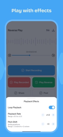 Reverse Play Audio screenshot