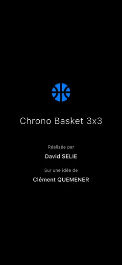 Capture d'écran de ChronoBasket3vs3 sur iPhone 1