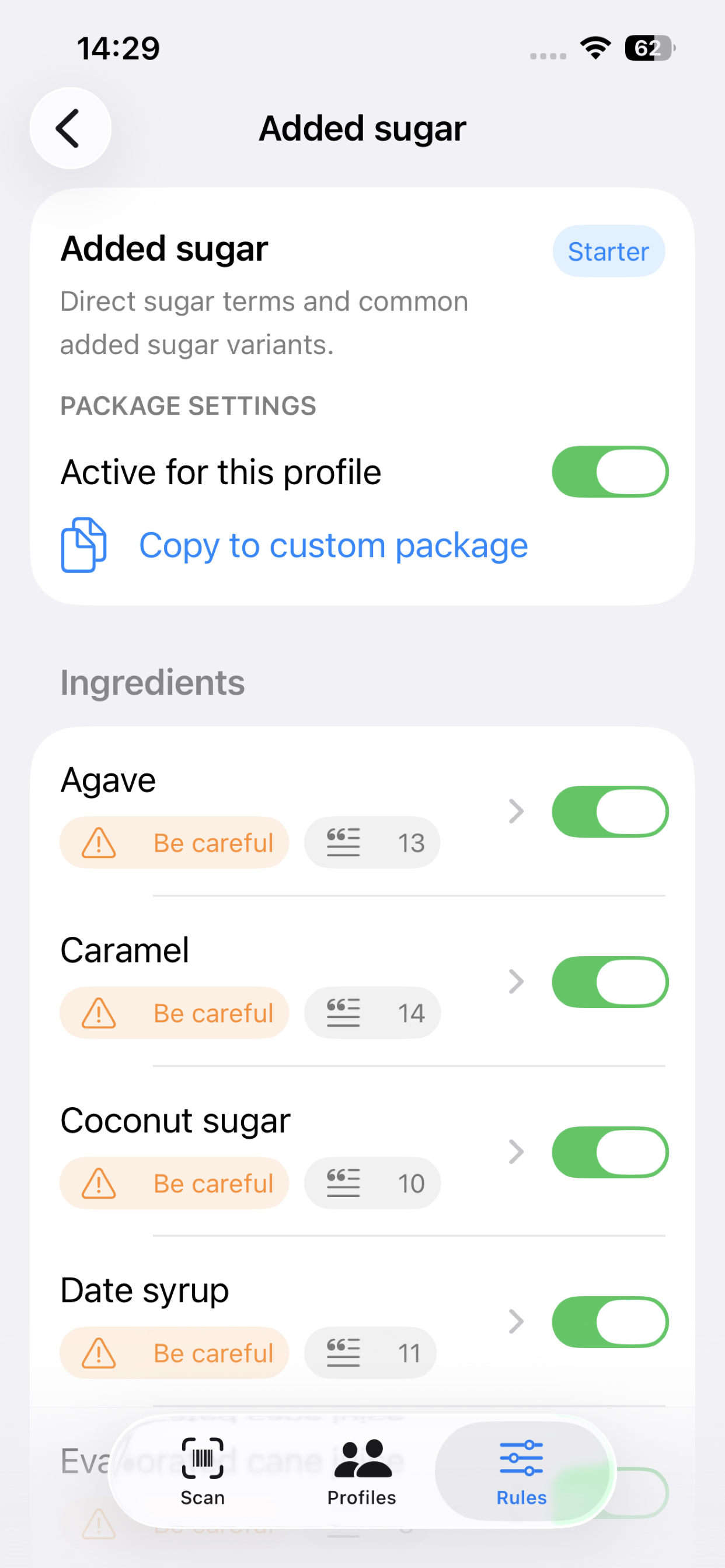 ScanProfile