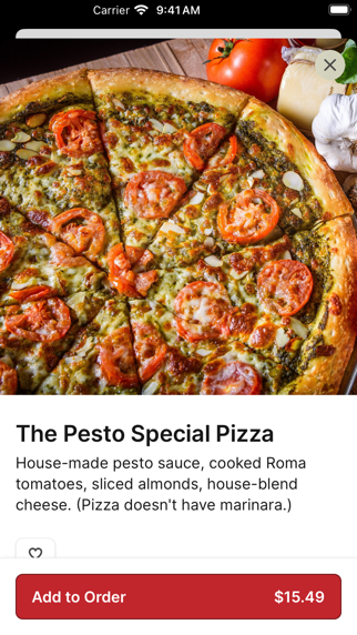 Wheeler Pizza iPhone screenshot 4 - Food & Drink app