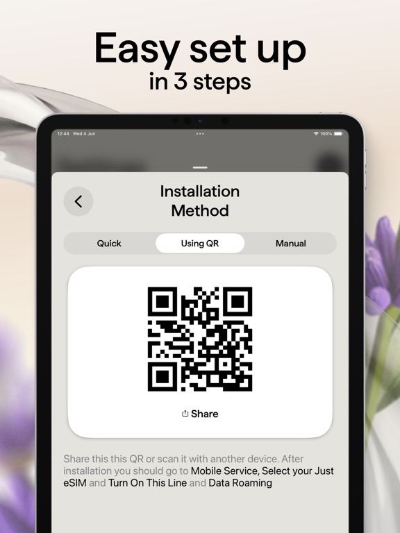 Just eSIM: Travel & Internet iPad screenshot 6 - Travel app