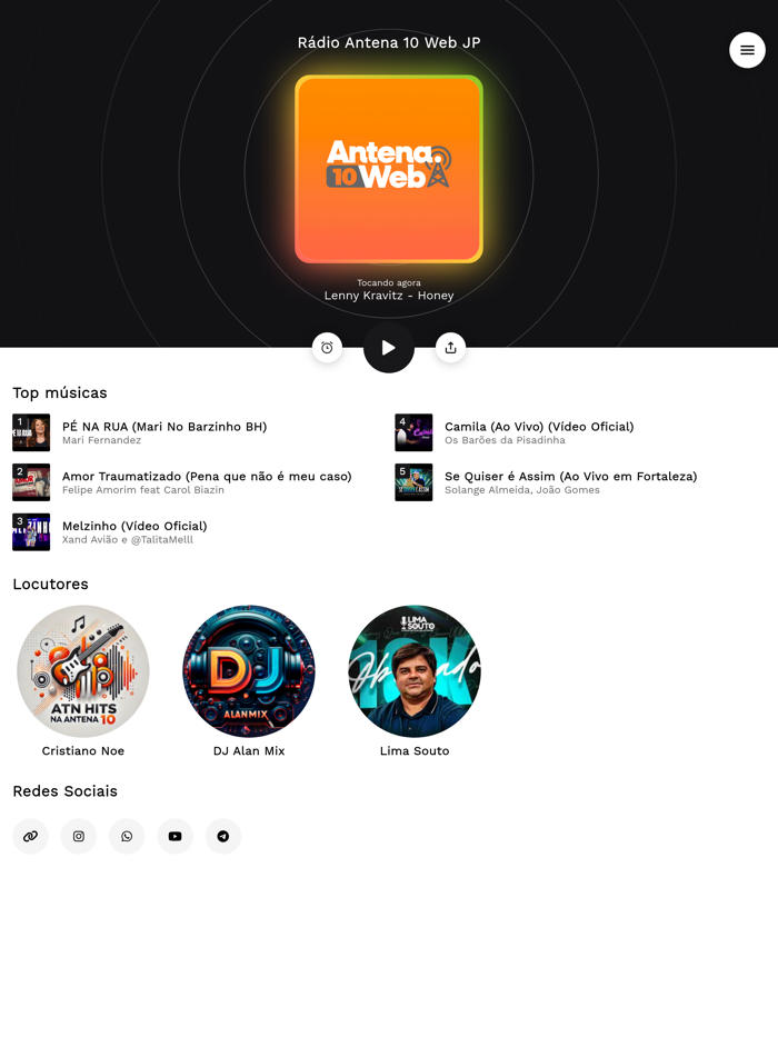 Rádio Antena 10 Web JP
