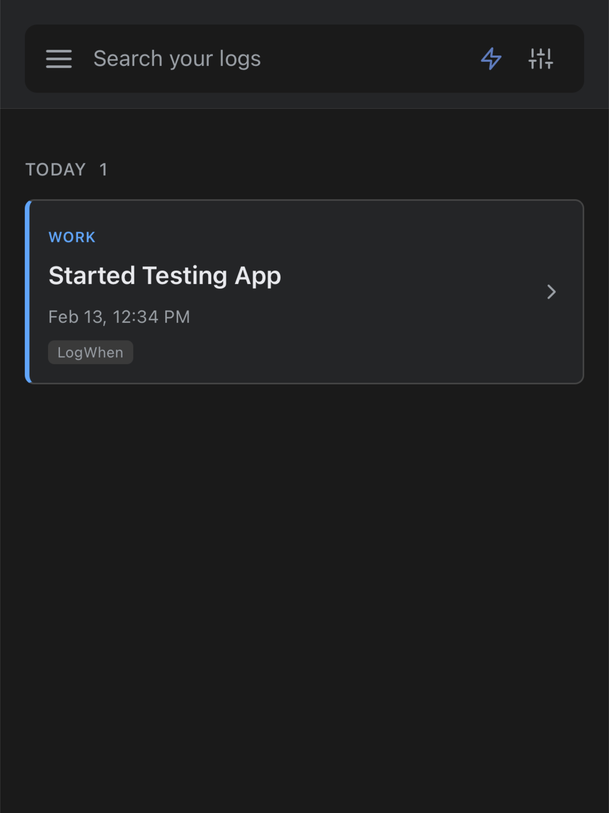 LogWhen screenshot 11