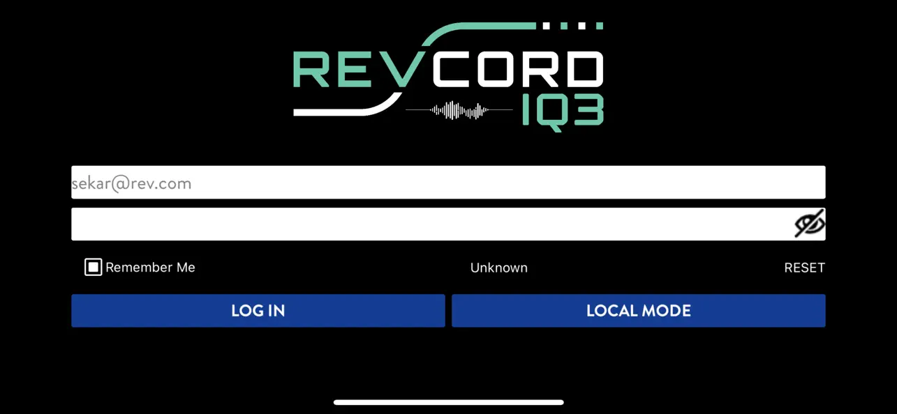 Screenshot #1 pour Revcord IQ3