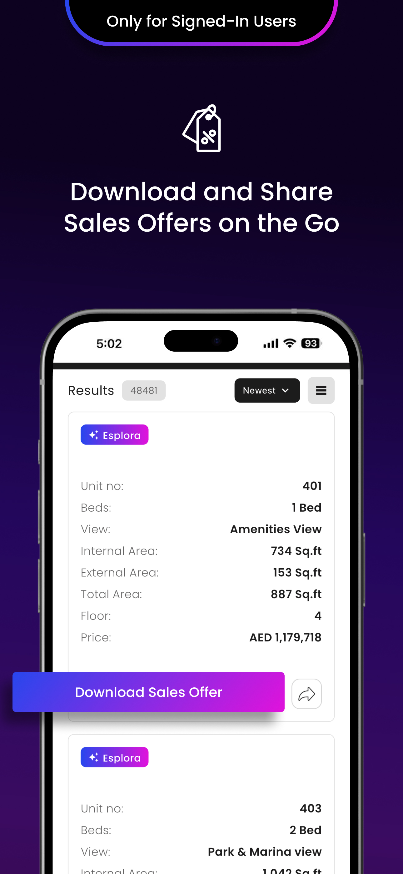 Invespy screenshot 2