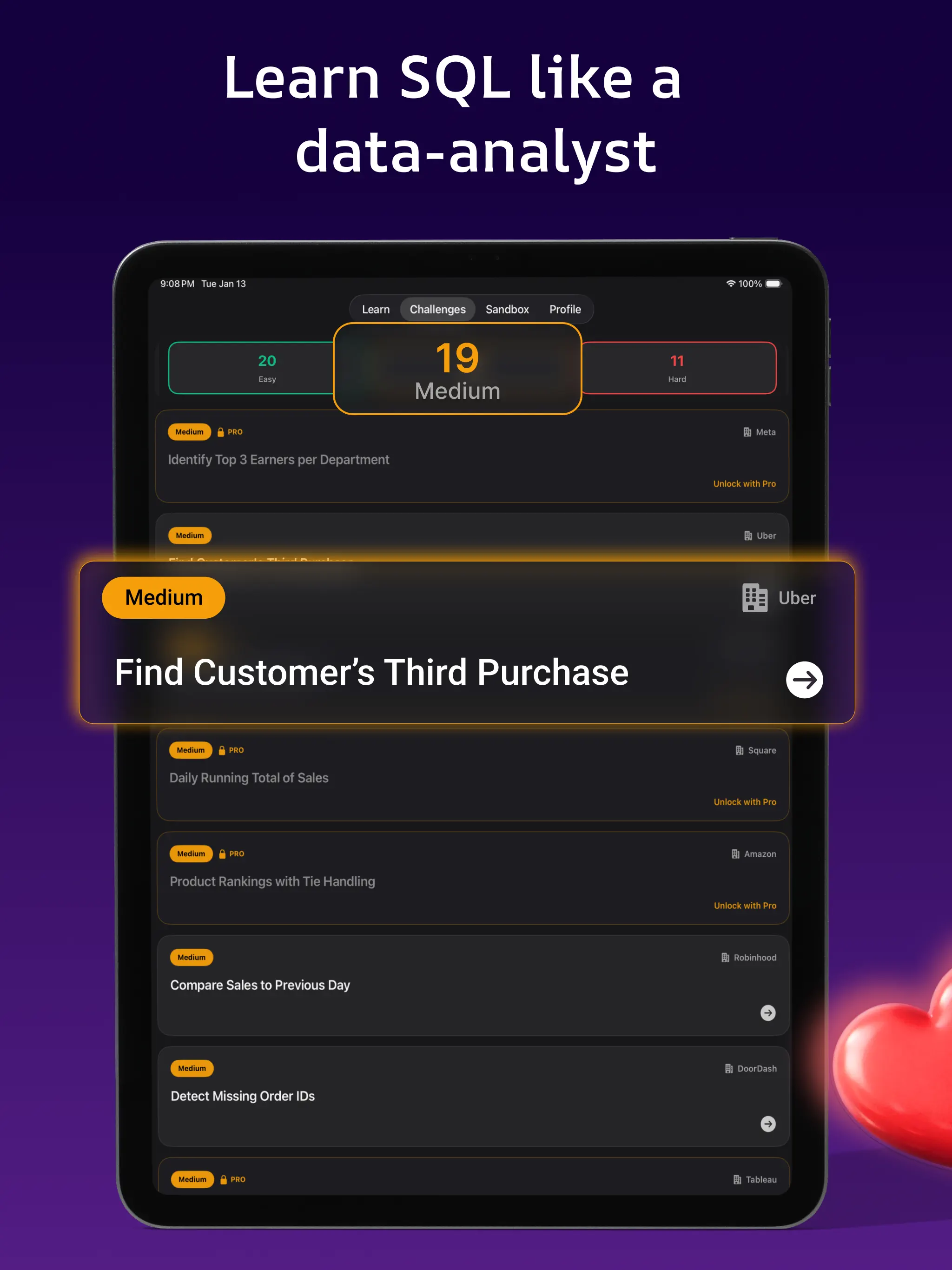#9. Query Dojo: SQL Practice (iOS) Ved: Rasim Salimov
