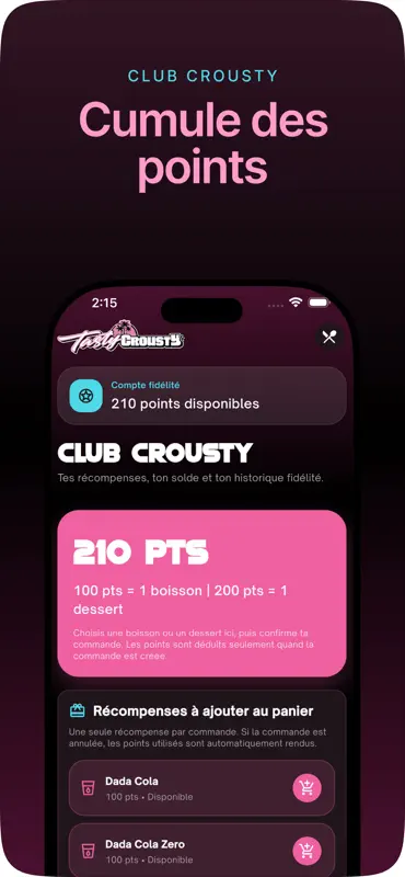 Tasty Crousty Client screenshot 5 of 6