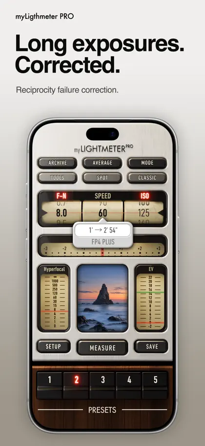 Captura 5 de 6 de myLightMeter PRO