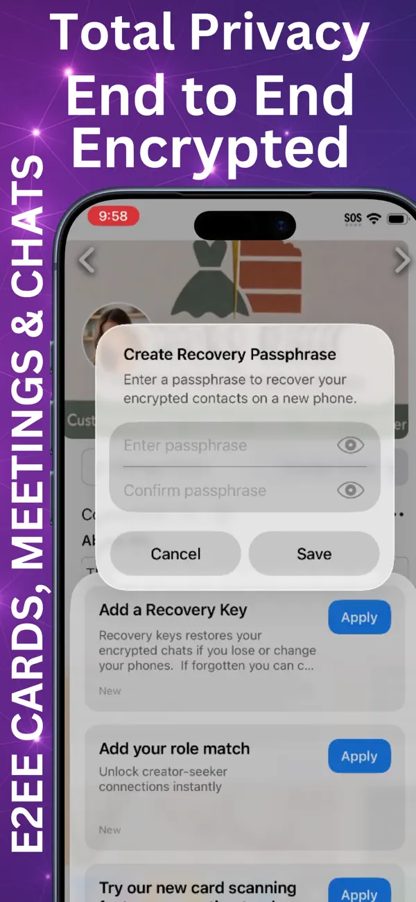 Screenshot #3 pour Connect-I: Network & Biz Card