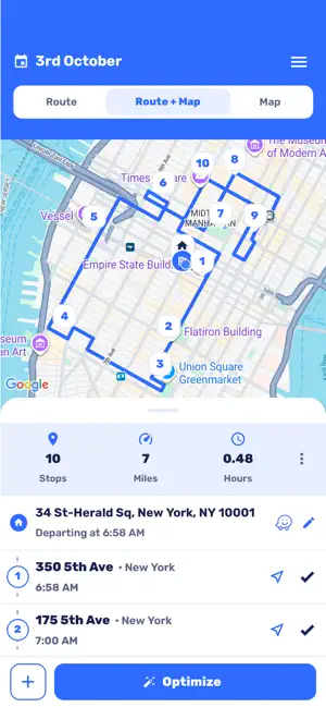 Route Planner - GetWay screenshot 1