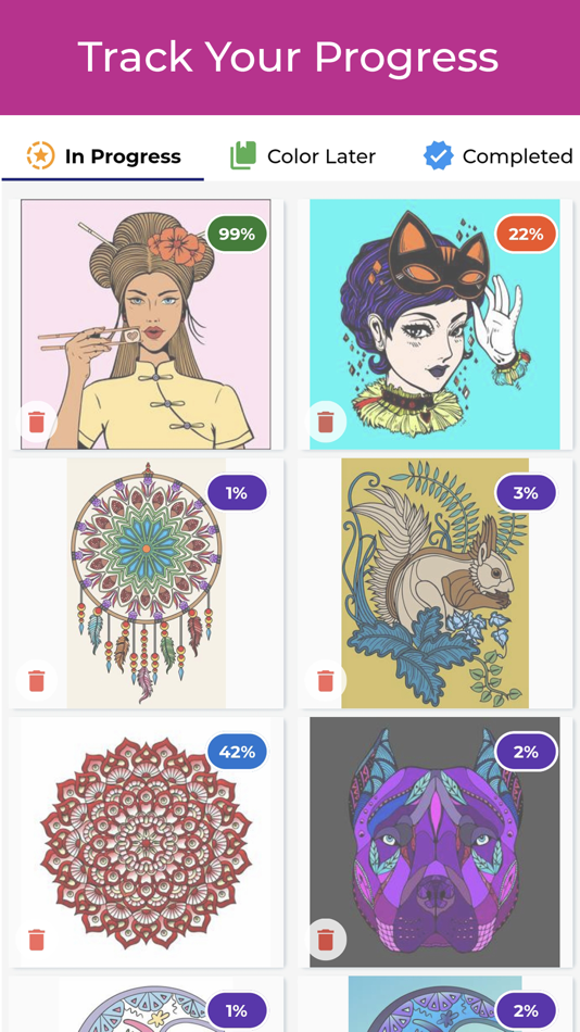 #7. Coloring Book by Number Pro (iOS) 由: Faisal Akhtar