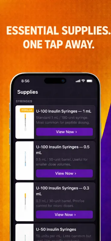 PeptideCalc+ · Dose Calculator screenshot 4 of 4