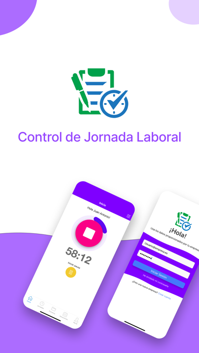 Control de Jornada Laboral Screenshot