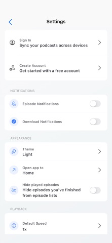 The Podcast App Screenshot 7 of 10